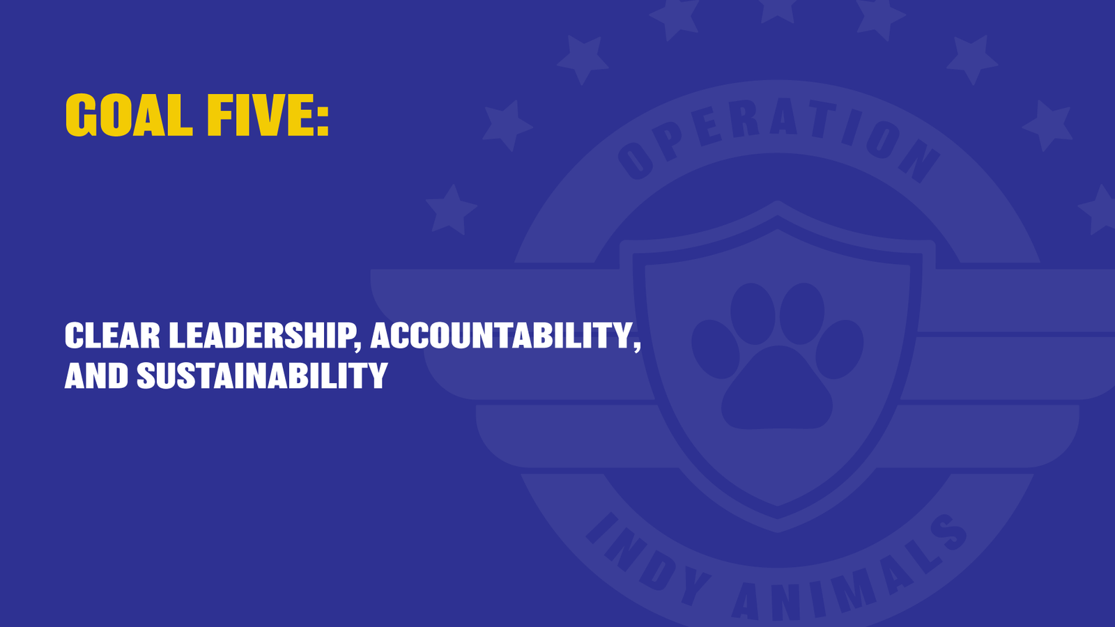 Operation Indy Animals - Year One Action Plan FOR PUBLIC-19
